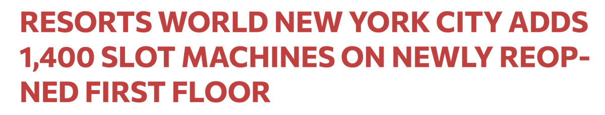 CalumNevinJr77's tweet photo. The industry says prediction markets are an existential threat.

Also the industry this week: adds another 1,400 slot machines. https://t.co/WgJ28edJpE