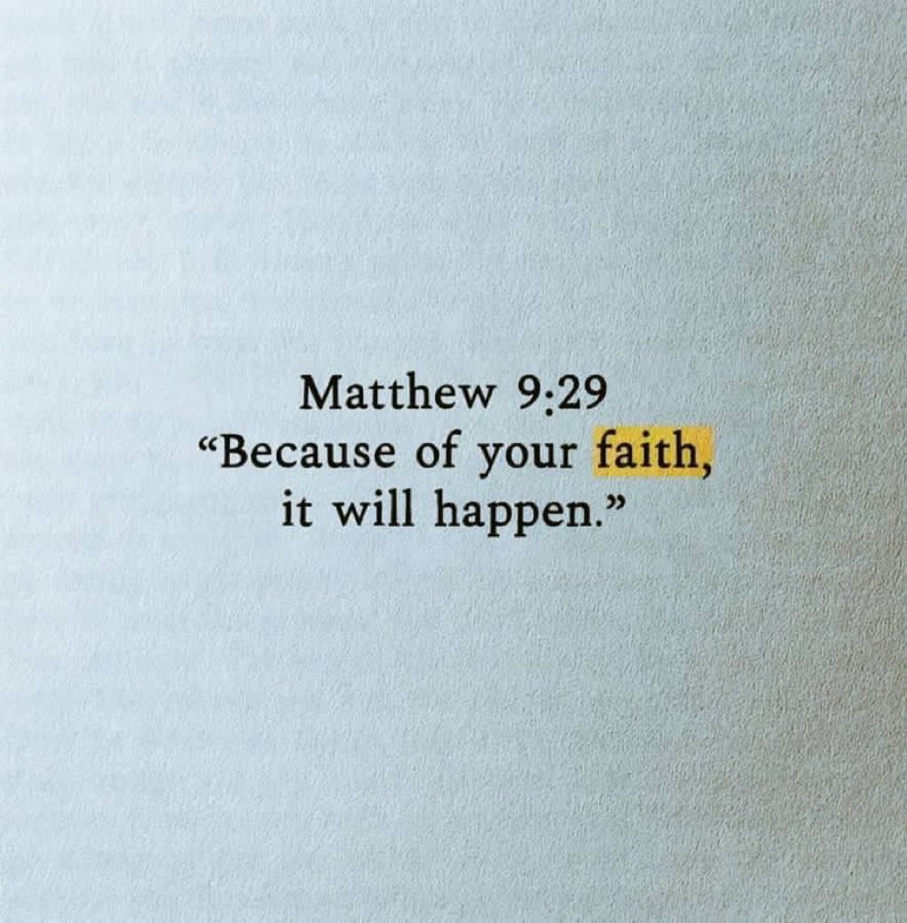 FuelTheSoul_'s tweet photo. Matthew 9:29 https://t.co/xXSTO1ZycO