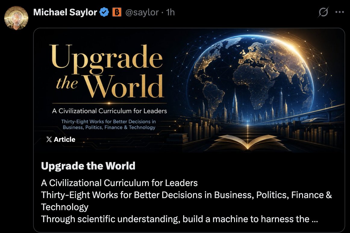 mattkratter's tweet photo. Michael Saylor is upgrading the world one perpetual preferred stock at a time. The fiat system leads even a brilliant MIT aerospace engineer to waste his brain and his time on financial engineering, instead of building real things https://t.co/qvrpvHEWjG
