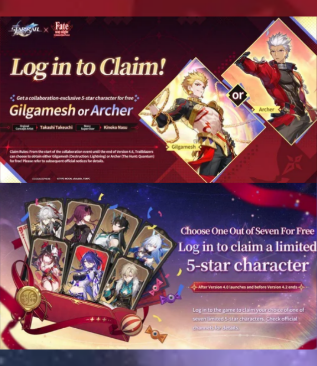 p4nkotweets's tweet photo. came back to honkai star rail and they gave me
- two free 5* characters
- atleast 30-40 pulls worth of jades
- sooo many materials to level up characters
- temporary support units

come back to genshin and they'll 
- throw you to the moon
- run you over with a boar https://t.co/mIUZiUNmH5