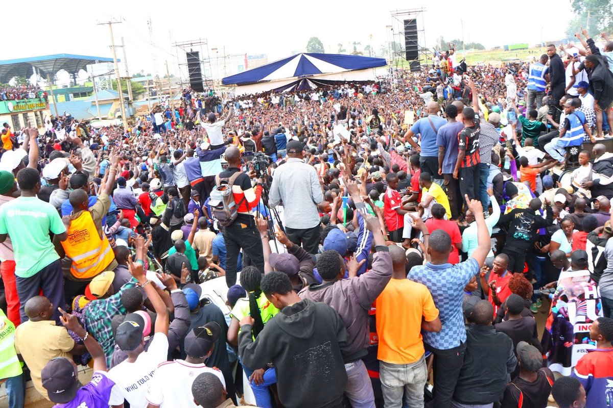 CaroliOmondi's tweet photo. Grateful to the people of Trans-Nzoia County for the warm reception you gave the Linda Mwananchi team.

One Team. One Mission. Together, we move forward. https://t.co/VNSqVfwXuG