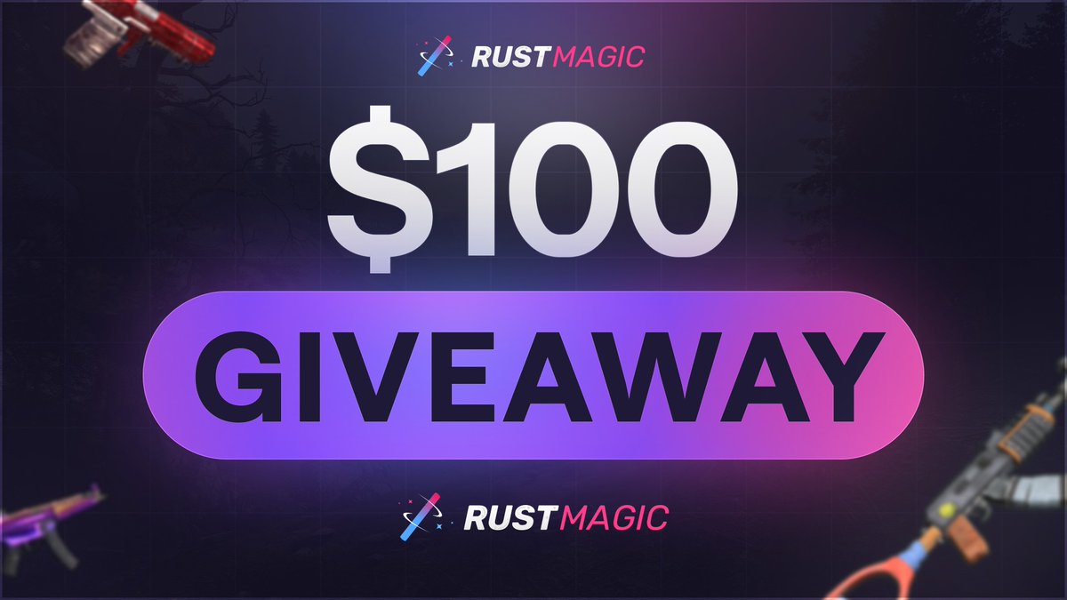 WinifyGG's tweet photo. 🏆$100 USDC Giveaway | ✅1 Winner

👉Follow @RustMagicCom, @projectinw &amp; @WinifyGG 
👉Retweet

Rolls in 9 Days ⏰ https://t.co/yXIBZ6WaXU
