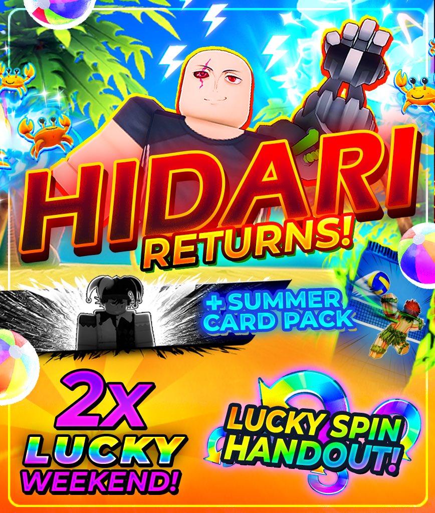 HIDARI IS BACK THIS WEEK!! New: - HIDARI is back! 🤖🔥 - Balance