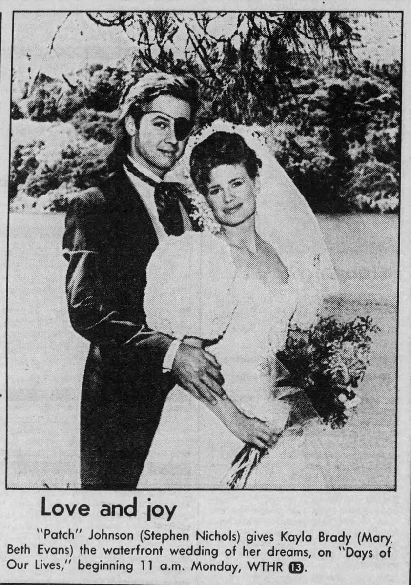 Daysofour_Lives's tweet photo. Some news clippings about the big day #Stayla #ClassicDays #Days #DaysofourLives https://t.co/XklMxOtTx0