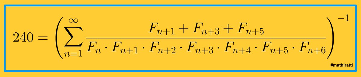 diegorattaggi's tweet photo. Day 240. #DaysOfTheYear #Fibonacci #mathiratti https://t.co/FWbOlJ8q7y