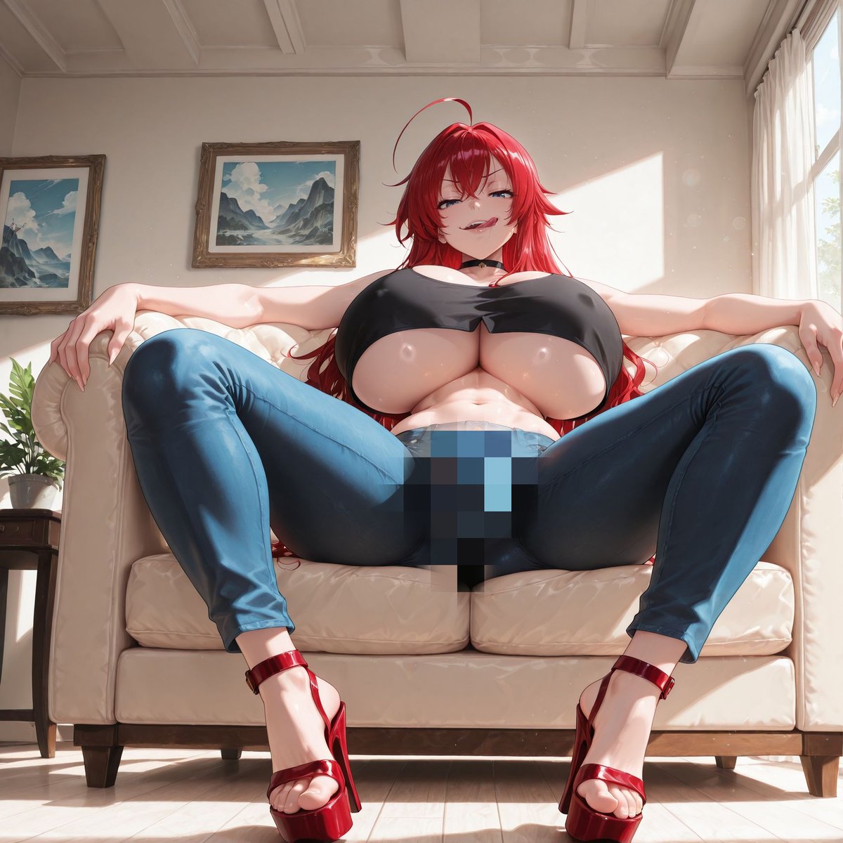 69Kyuro69's tweet photo. Rias 
#highschooldxd #dxd #aiart #rias #futanari https://t.co/XCAcGf5KVn