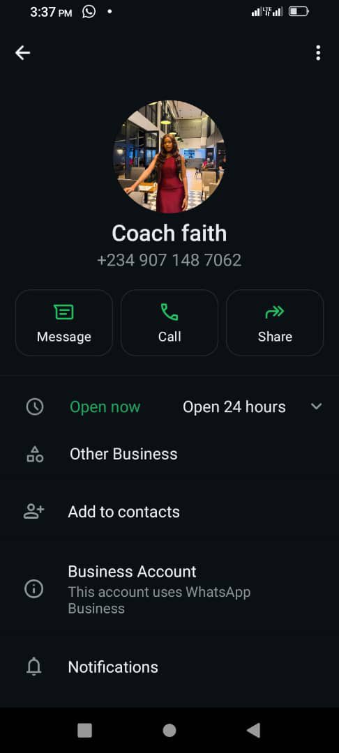 Peaceful_Peace_'s tweet photo. A PUBLIC NOTICE ABOUT AN IMPERSONATION SCAM USING MY IDENTITY
It was brought to my attention today that someone has taken my photographs and content from my page and is using them to run a WhatsApp group called "Earn in Euro," where they present themselves as "Coach Faith," https://t.co/KzIKpOxgDQ
