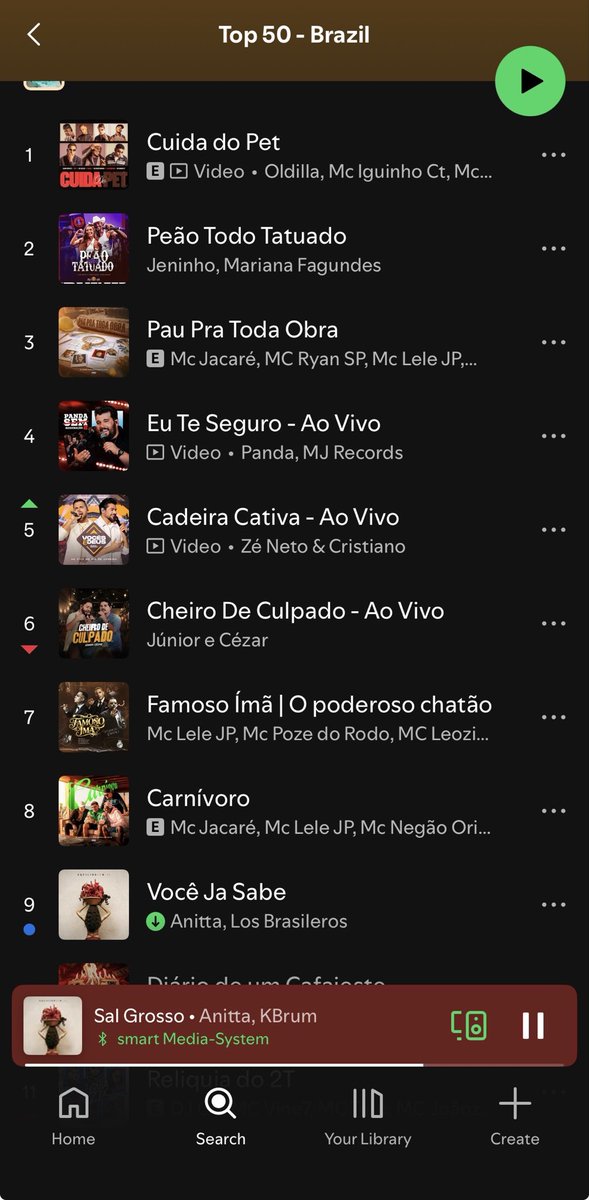 imarcysa's tweet photo. vc olha pra esse top10 e se pergunta que porra aconteceu com a industria musical br nesses últimos anos https://t.co/mvesszDsi6