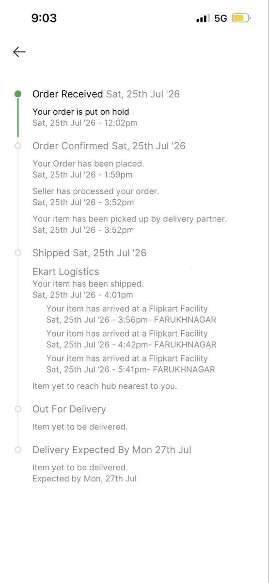 CCardClarity's tweet photo. Will it be delivered or not? https://t.co/ei85ZrQQcZ