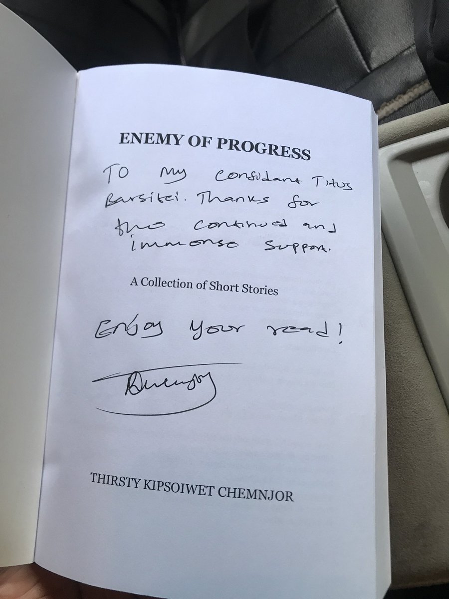 Makiadi_'s tweet photo. My Confidant and Deepstate link, Barsitei @Barsiteikip, is emotional and inconsolable after receiving a copy of my third book,”Enemy of Progress,” outside Tamarind Tree Hotel, just a stone throw away from Uptown Karen area.

Meimkei Chemogee, yakwai tai! https://t.co/8FTS3KJnmf