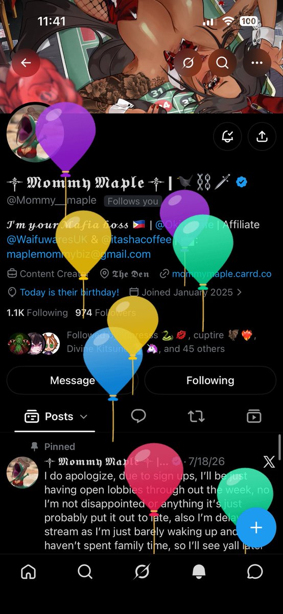 bingo45541's tweet photo. @Mommy__maple I gotchu stinker. Happy birthdayyyy https://t.co/A4XbU1kE5C