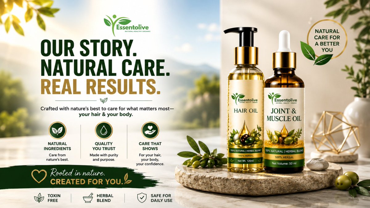 Essentolive's tweet photo. 🌿 Weekend = Self-Care Time! 💚

Massage. Stretch. Hydrate. Recharge naturally with Essentolive Hair Oil &amp; Joint &amp; Muscle Oil.

✨ Natural • Healthy • Organic

#WeekendWellness #Essentolive #HairCare #JointCare #SelfCare https://t.co/wTS9K6jYuh