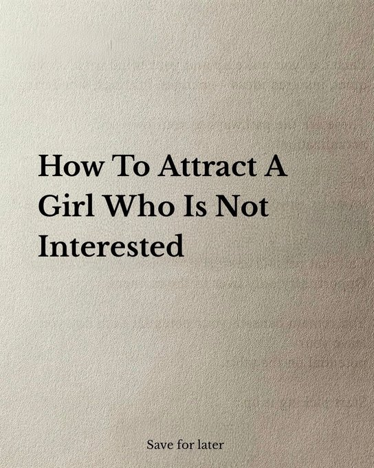 desirecode_'s tweet photo. How To Attract A Girl Who Is Not Interested

( 10 Secret Techniques )

- Thread 🧵- https://t.co/CDO2SxlXnL