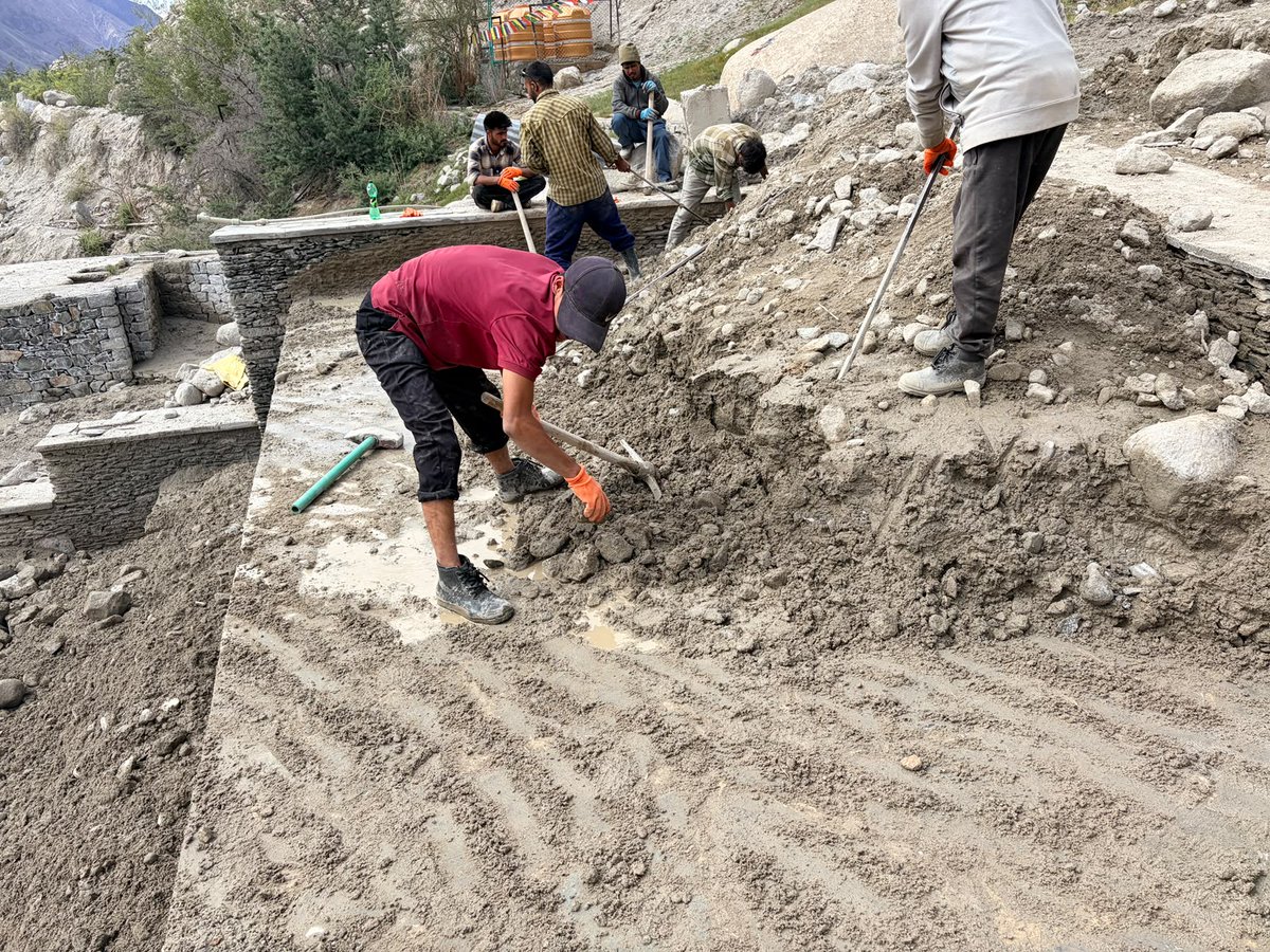 TseringSandup's tweet photo. Restoration work at Panamik Hot Springs has already started. We will restore this beautiful destination soon and welcome tourists back again. Panamik hotspring will continue to shine as one of Ladakh top tourist attractions. 
 tourism @lg_ladakh @utladakhtourism @incredibleindia https://t.co/KhB8EgOOTp