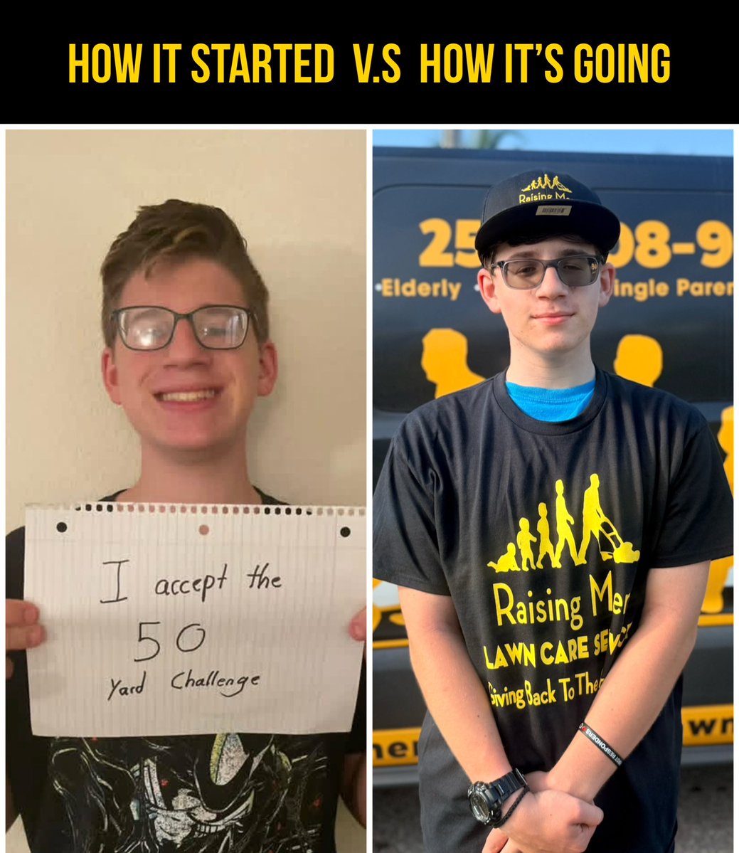 iamrodneysmith's tweet photo. Braylon, congratulations again on completing The 50 Yard Challenge! This is an incredible achievement that you should be extremely proud of. A year ago, you made a commitment, and throughout the past year, you remained dedicated to serving people in your community. Your hard work, perseverance, and willingness to help others say so much about your character.

As you work toward your next goal of starting your own business, we wish you nothing but success. Carry the same work ethic, determination, and commitment you showed during The 50 Yard Challenge into every area of your life, and I know you will accomplish great things. Always remember: “The future belongs to those who believe in their dreams, work tirelessly toward them, and refuse to give up.” Congratulations again, Braylon!