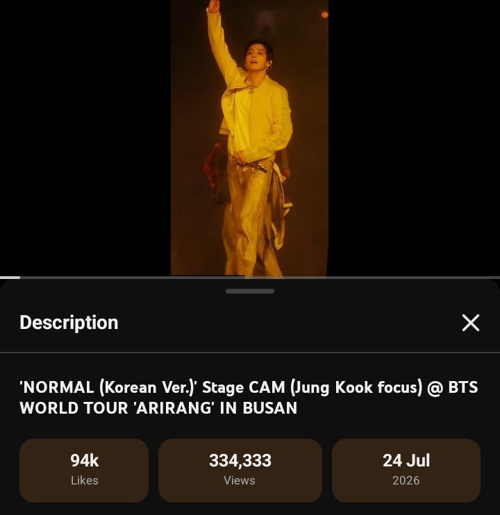 BTS members on YouTube (94K), TikTok (1.1M) & Facebook (96K) and