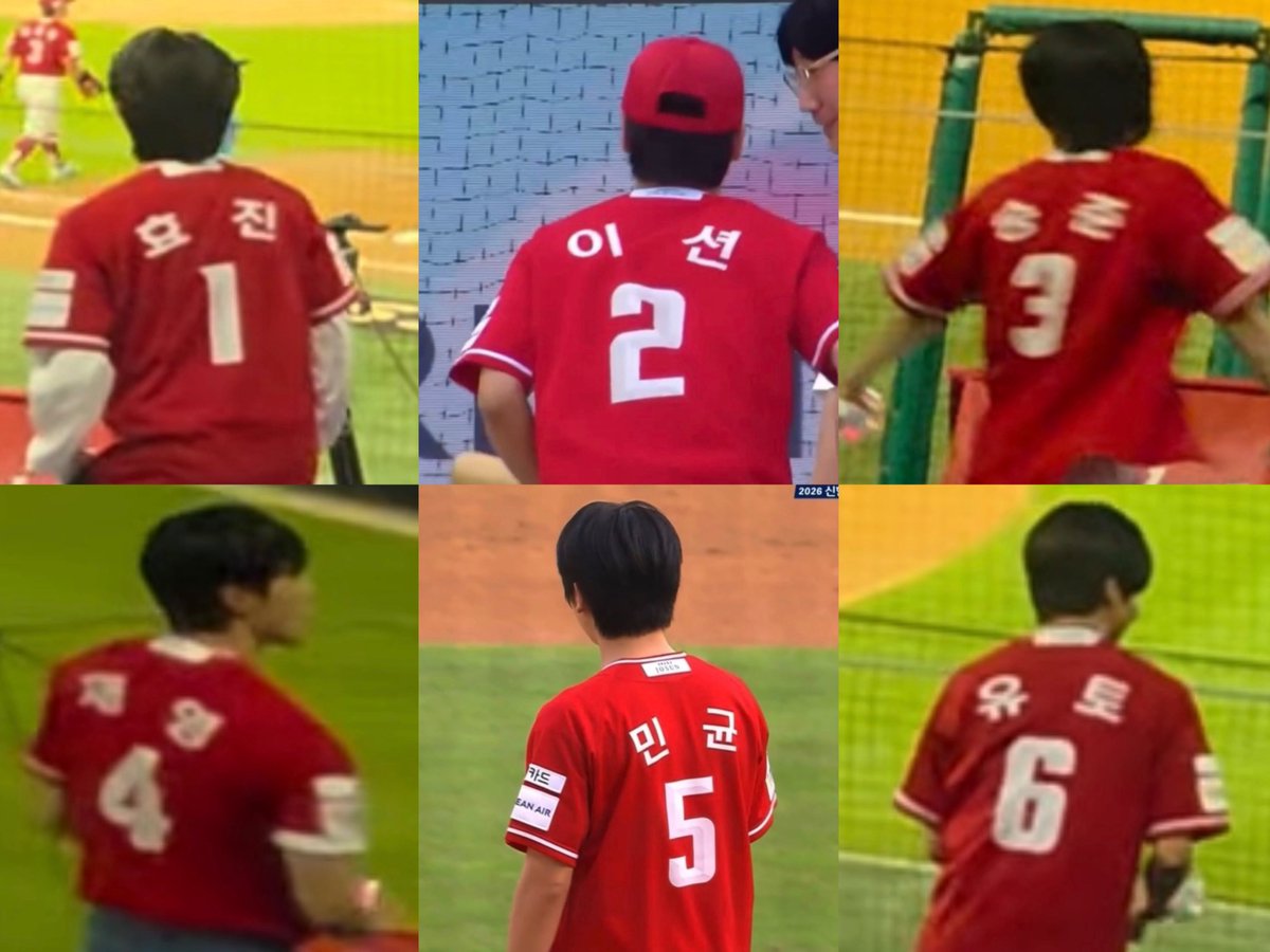 fuse_moon1116's tweet photo. 조각조각 모은 등번호 1,2,3,4,5,6
어쩜 뒷모습도 귀엽니 너네는💗 https://t.co/QY6v2ikFse