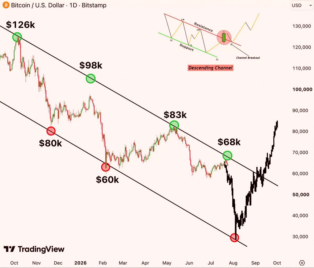eduardov009's tweet photo. BITCOIN IS REPEATING HISTORY AGAIN...

The biggest $BTC dump is coming in the next few weeks.

But most people still don't REALIZE this:

$83K → $58K → $68K → $40K → $70K → $108K

Every bounce is an opportunity for people who know where this stops.

Do NOT get sha https://t.co/4KmSpYLYZ4
