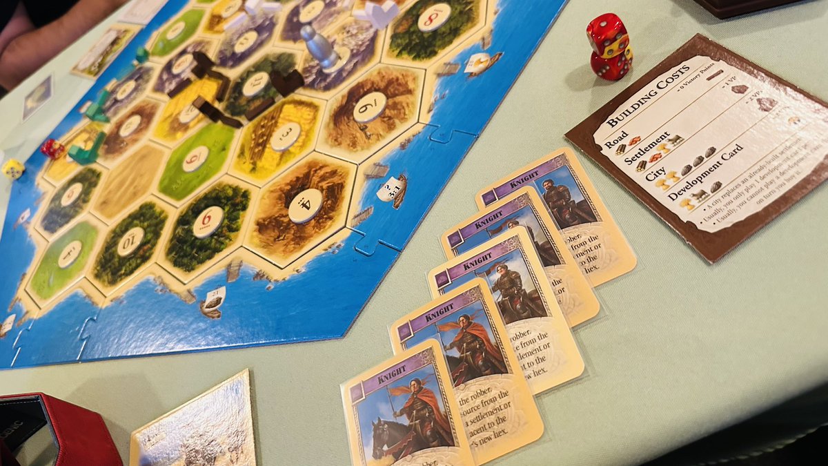 aantonyjames's tweet photo. Played an awesome game of Catan last night! #catan #boardgames #gamer https://t.co/I9Q0QGtJmG