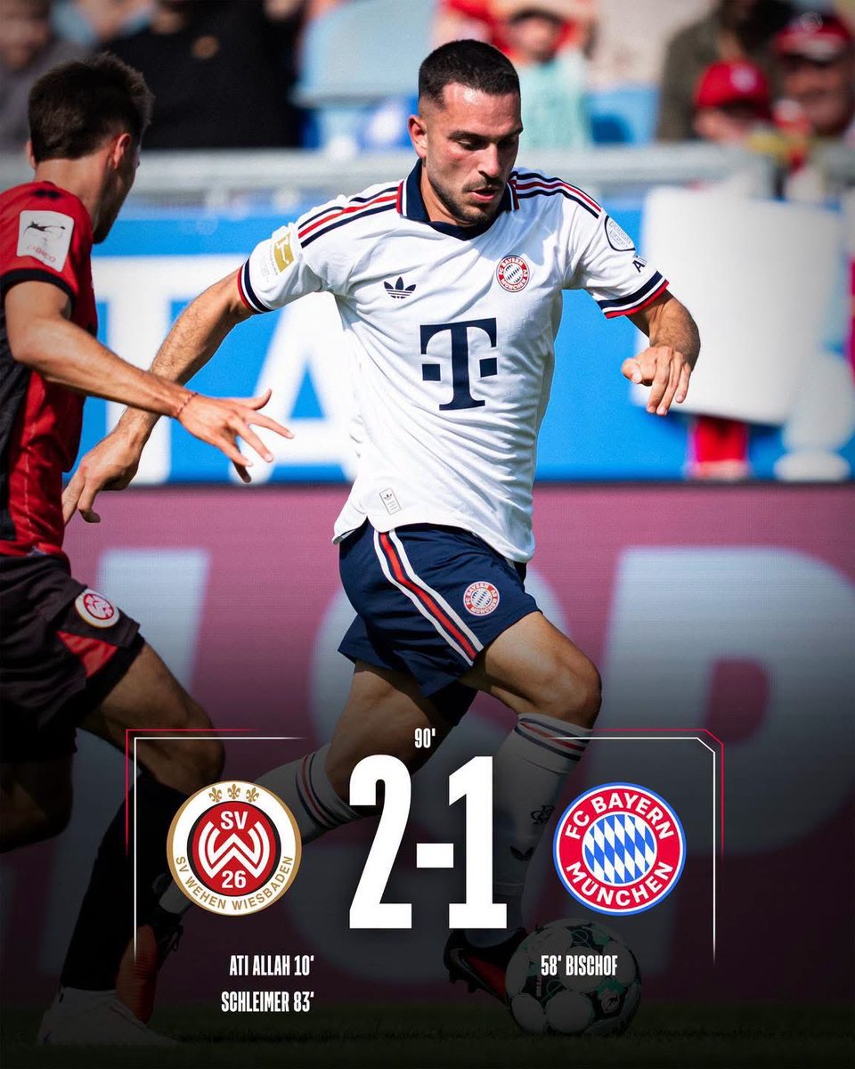 FCBFCUT's tweet photo. 2 keeper mistakes were the story as our youngsters &amp; some 1st team players fall short against Wiesbaden. Bischof’s 1st goal as our new # 8! More 1st team players will join with time but good runout for the youngsters. On to Rottach Eggern next week! AUF GEHT’S BAYERN!💪🏽🔥 https://t.co/xFXhENKTKI