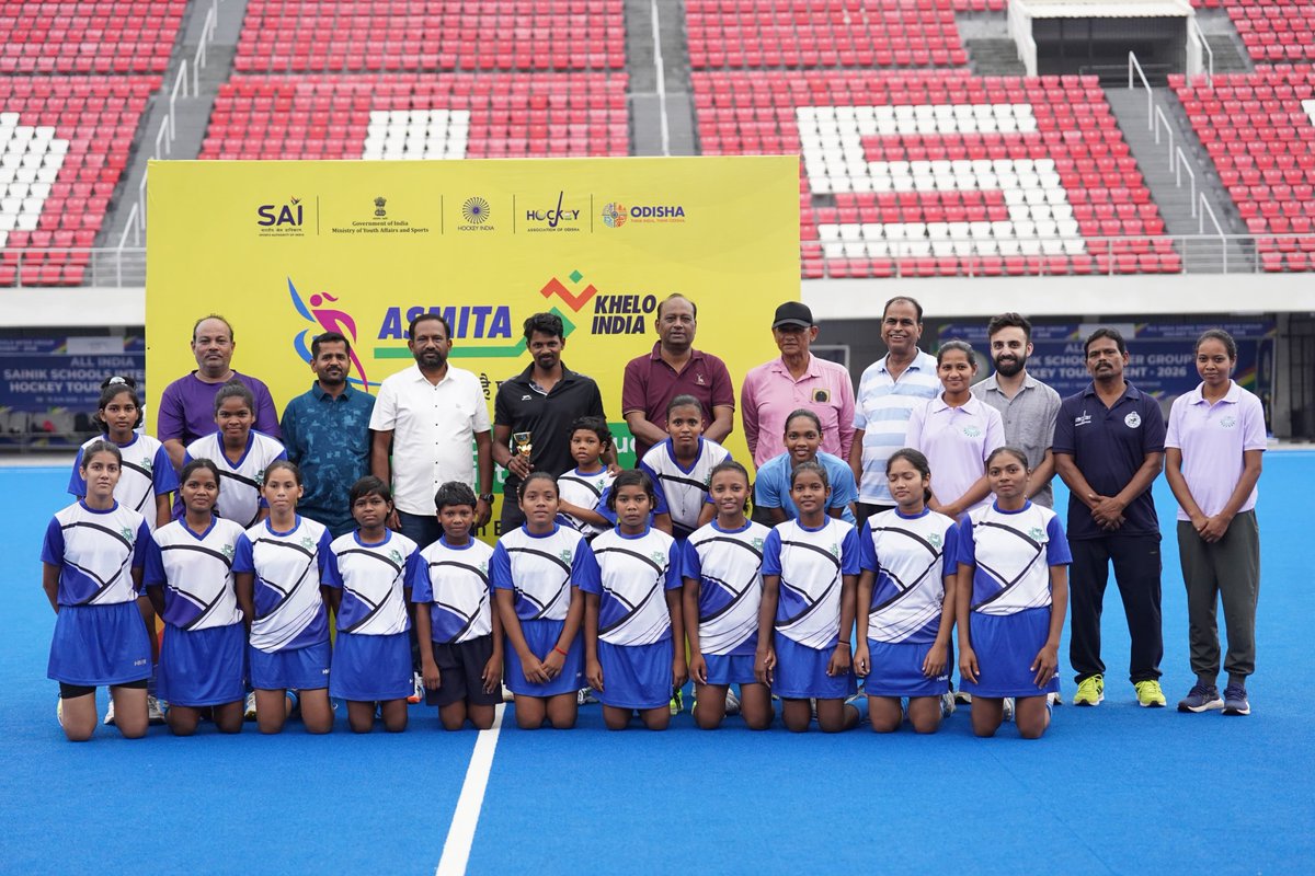 sports_odisha's tweet photo. .@NavalTata emerged champions of the ASMITA Women Hockey One-Day City League 2026–27 (Junior Women Category) – Bhubaneswar leg, after an unbeaten campaign. Cuttack finished as runners-up, while KIIT and HTC Pokhariput secured third and fourth place respectively.

The league provided valuable competitive exposure to young women players while serving as a platform to identify and nurture emerging hockey talent. 🏑

#OdishaForHockey