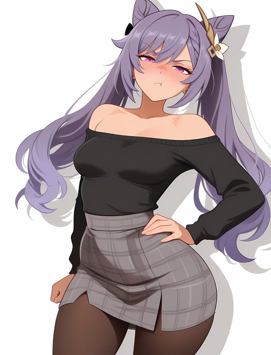 DDarkzeroAi's tweet photo. Keqing sfw https://t.co/rTKMG991B6