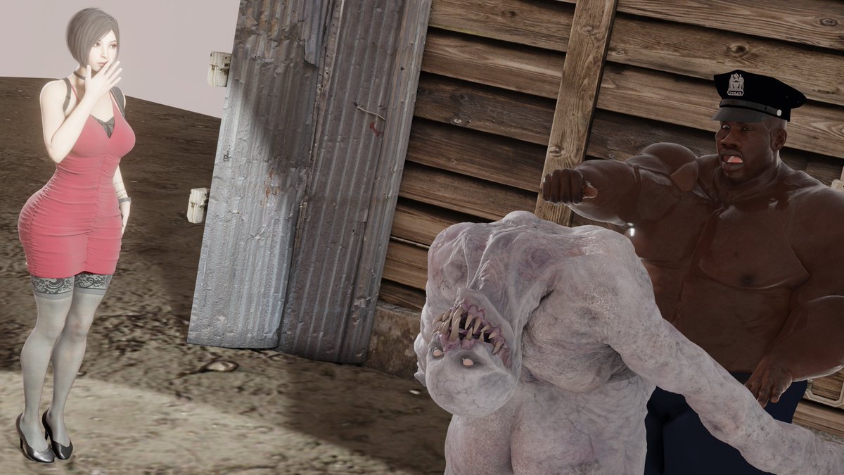 HedonisimBot's tweet photo. Ada finds a new RPD officer??? Able to zombies easily?? New relation of sorts???
Ada @Rigid3d 
Male @1ceDev_ https://t.co/gUZggrBXdg