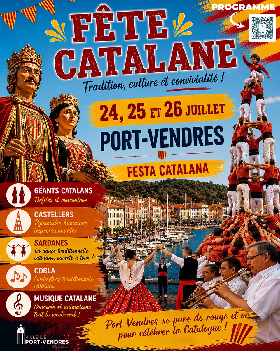 AngeletsTerraCN's tweet photo. Festa Catalana a Portvendres del 24 al 26 de juliol de 2026. +info: https://t.co/FLHs526Yn5 https://t.co/JRJupP9rS9