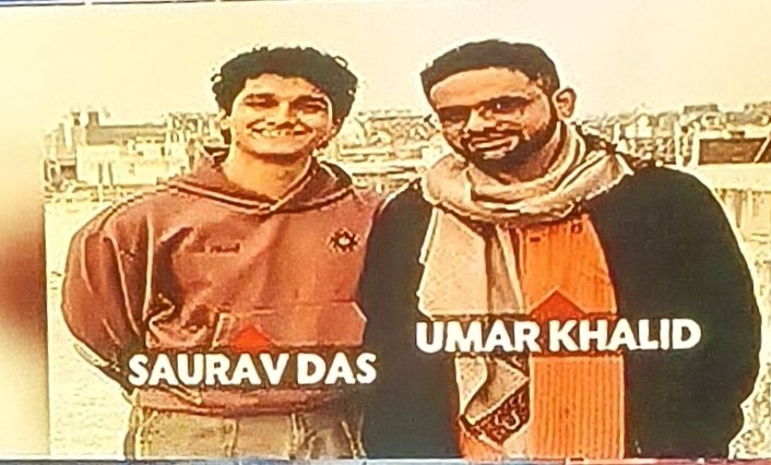 AjaySarin123183's tweet photo. CJP's Saurav Das with Umar Khalid https://t.co/3RjCqZUFpY