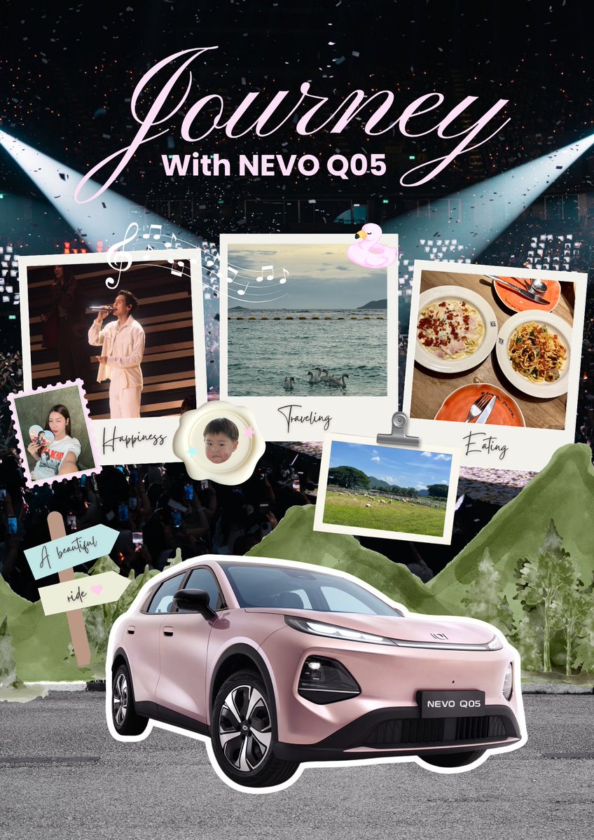 beyoursbk's tweet photo. ถ้าได้เป็นเจ้าของ NEVO Q05 🚗💨ก็จะสร้างการเดินทางที่สวยงามให้ตัวเองแน่นอน จะขับพาตัวเองไปตามหาความสุขเยอะๆหาอาหารอร่อยๆและขับ NEVO Q05 ไปตามติ่งพี่บิวกิ้นทุกที่เลยค่ะ╰(*´︶`*)╯♡

#NEVOxBILLKIN #NEVOQ05 #CHANGANTHAILAND #SmartDriveEasyLife https://t.co/Iv28Ebw13K