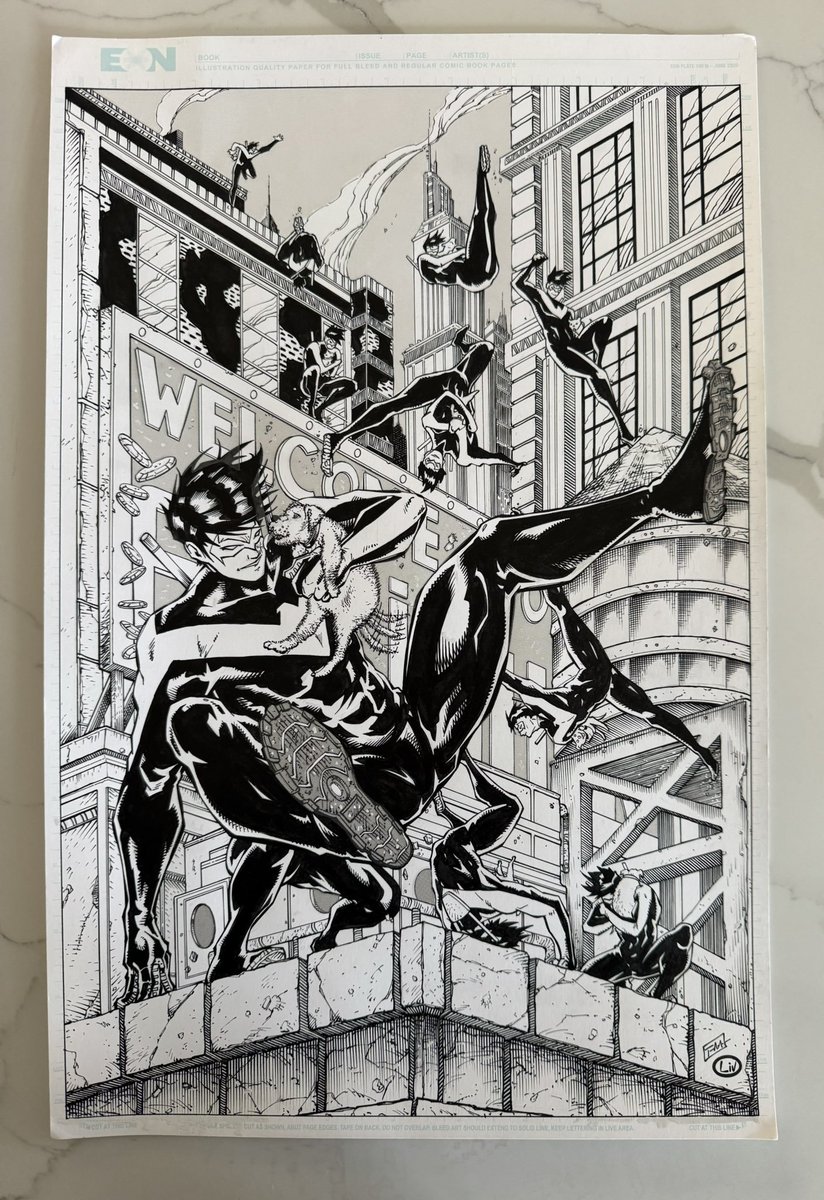 nightwingriah's tweet photo. Nightwing by Travis Mercer https://t.co/90SZYigtMx