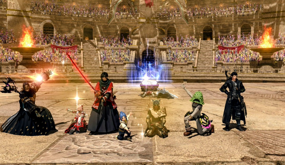 sun_yon_ffxiv's tweet photo. 遂に来たこの瞬間！3層クリアできたー！
4層は周りの皆さんの動きを見ながらフワッと見学
間違いなく自分の動きに合わせてくれてただろうな
時間切れ何回か見て、よし次は！ってなるとミス増える
これを乗り越えて4層もクリアしたいな https://t.co/Xxi1KkdFlv
