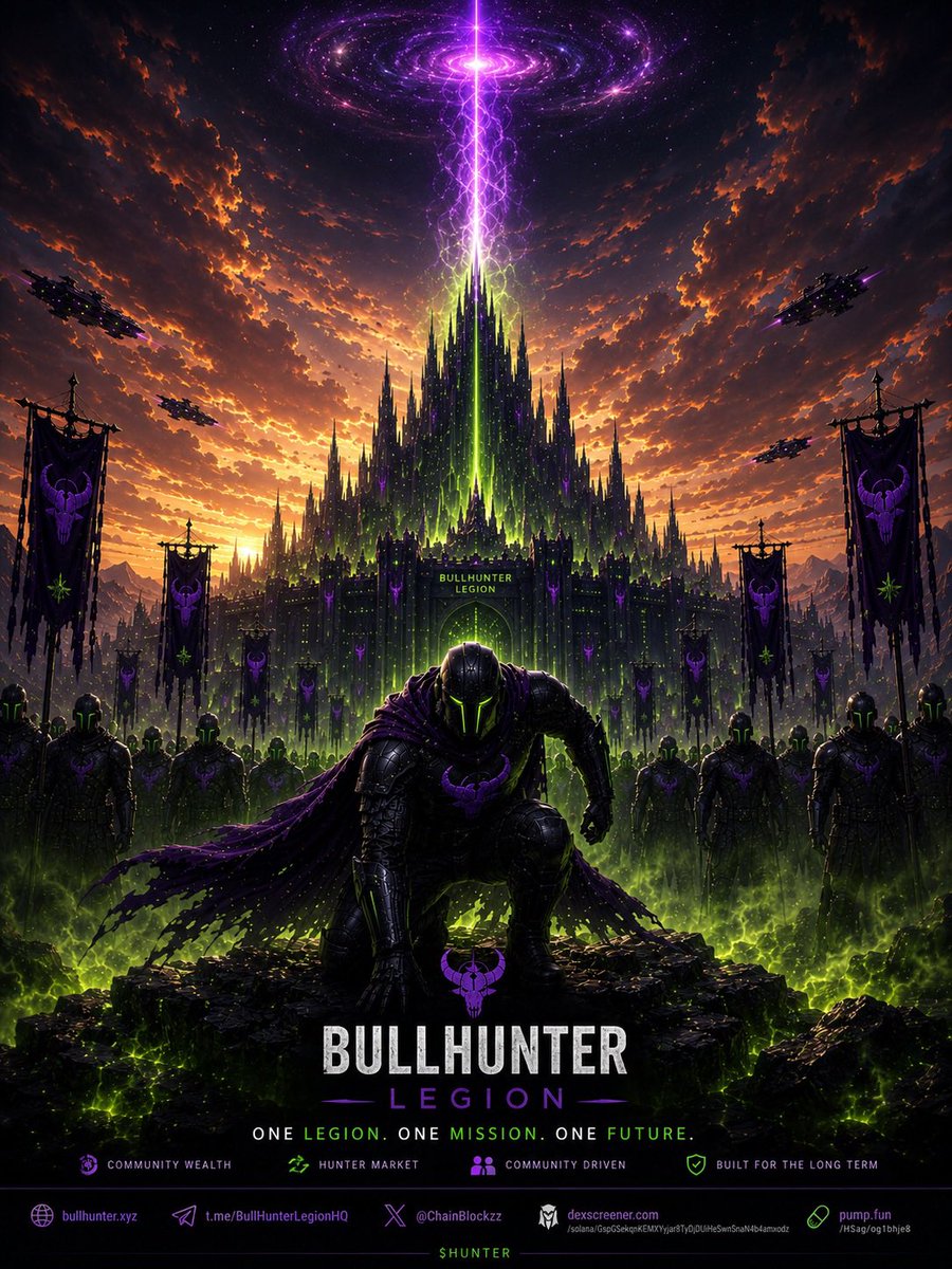 chainblockzz's tweet photo. 🎉 Milestone Reached: 200 Hunters in BullHunter HQ! 🎉

Today we reached 200 members in our Telegram community.

This isn’t just another number.

It’s 200 people who believe in building something bigger than a token.

Every new Hunter strengthens the Legion.
Every mission completed builds momentum.
Every contribution brings us one step closer to creating the Hunter Market—the third narrative in crypto.

We’re not here to chase the market.

We’re here to build it.

Thank you to every Hunter who has joined the journey so far.

The first milestone is complete.

Now we march toward 500 Hunters and continue building the strongest community-driven ecosystem on Solana.

Dream the Impossible.

🌍 Website: https://t.co/4h37lz4FT7
📢 Telegram: https://t.co/UstR3wVYmI
📈 DexScreener: https://t.co/mVk2eJmemY
🚀 Buy on https://t.co/0vYJWIyZsC: https://t.co/YfXgyEtNqb

CA:
B1rSnF3yjB3AnF4q7krzZToA9dRLy8jhJdQoKE5Jpump

$HUNTER

One Legion. One Mission. One Future.

#BullHunter #HunterLegion #HunterMarket #CommunityWealth #Solana #Web3 #HUNTER