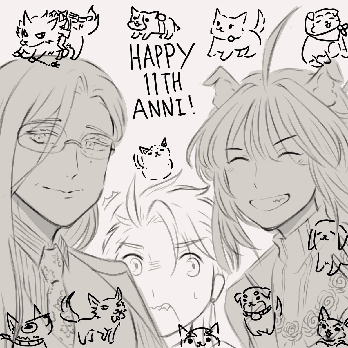 inemuwryyy's tweet photo. Happy 11th Anni, FGO!
#fgo https://t.co/5brkFojsjw
