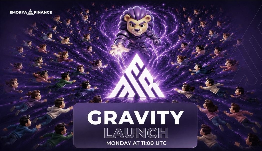 CatalinZelinca's tweet photo. Dear Emoryans
The wait is over. Gravity Goes Live. ☄️⚡️
📅 Monday 11:00 UTC
Set your alarms, prepare your wallets, and get ready for takeoff. 🚀
What are you most excited to see in this new chapter? 👇
@emoryaapp $EMR #EmoryaFinance #MultiversX #gravity https://t.co/NBCAqPElCW