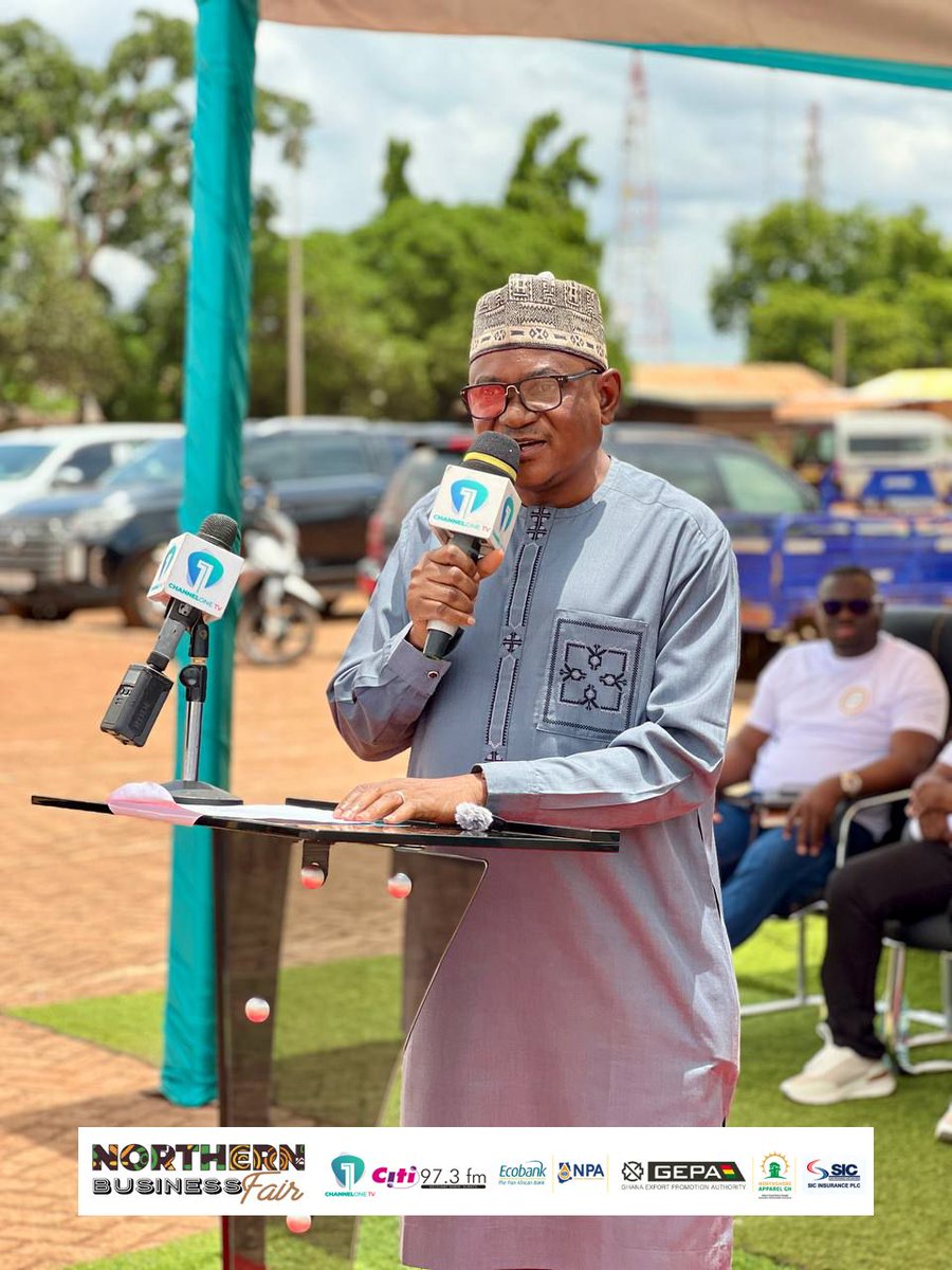 Citi973's tweet photo. 📸 Mayor of Tamale, Abu Takoro, was among key stakeholders at the official launch of the 2026 Northern Business Fair, contributing to discussions and engagements focused on advancing business, innovation, and economic opportunities in the Northern Region.

#ChannelOneTV #NorthernBusinessFair2026 #CitiFM #Tamale