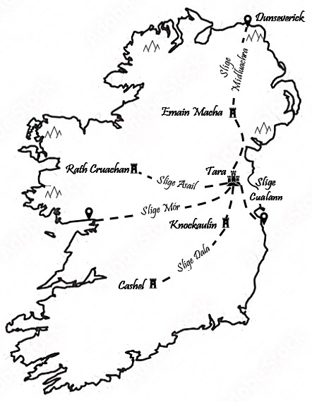 GaelicFuturist's tweet photo. The 5 Highways of Ireland

In the Lebor hUidre (Book of the Dun Cow) there’s a passage which describes five separate roads that connected the political centre of the island Tara with the rest of the island.

(Continued below) https://t.co/9K364UISFZ