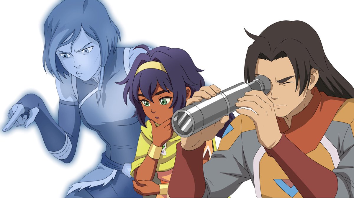 ThaAvatarist's tweet photo. The new gang in the Korra art style https://t.co/t1ESjPfgZi