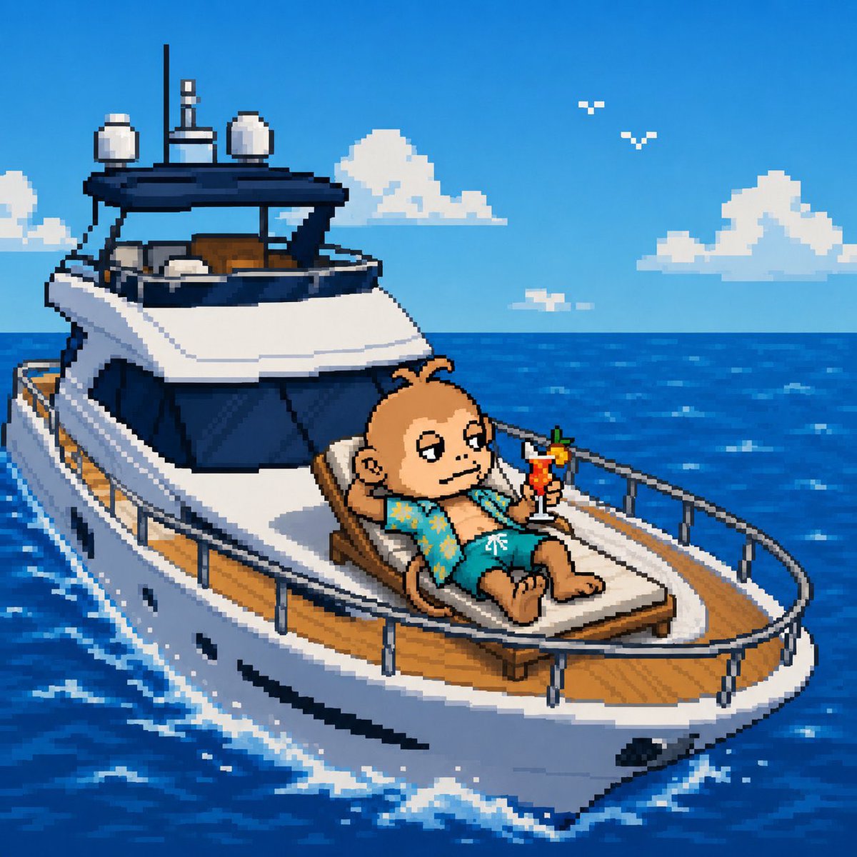 MonkeyHoodNFT's tweet photo. Every memecoin is PVP. 

Zero-sum. 

You win because someone else bought your bag. Everyone knows it. Everyone plays anyway. The best-case outcome is you're not the exit liquidity.

MonkeyHood inverts it. The treasury doesn't make money from token holders.

 It makes money from the market. From Apple and Nvidia and whatever's mispriced when everyone's panicking. The counterparty isn't the guy who bought after you. 

It's Wall Street. And Wall Street grows on the optimistic growth of companies and the world.

In other words, long Monke.