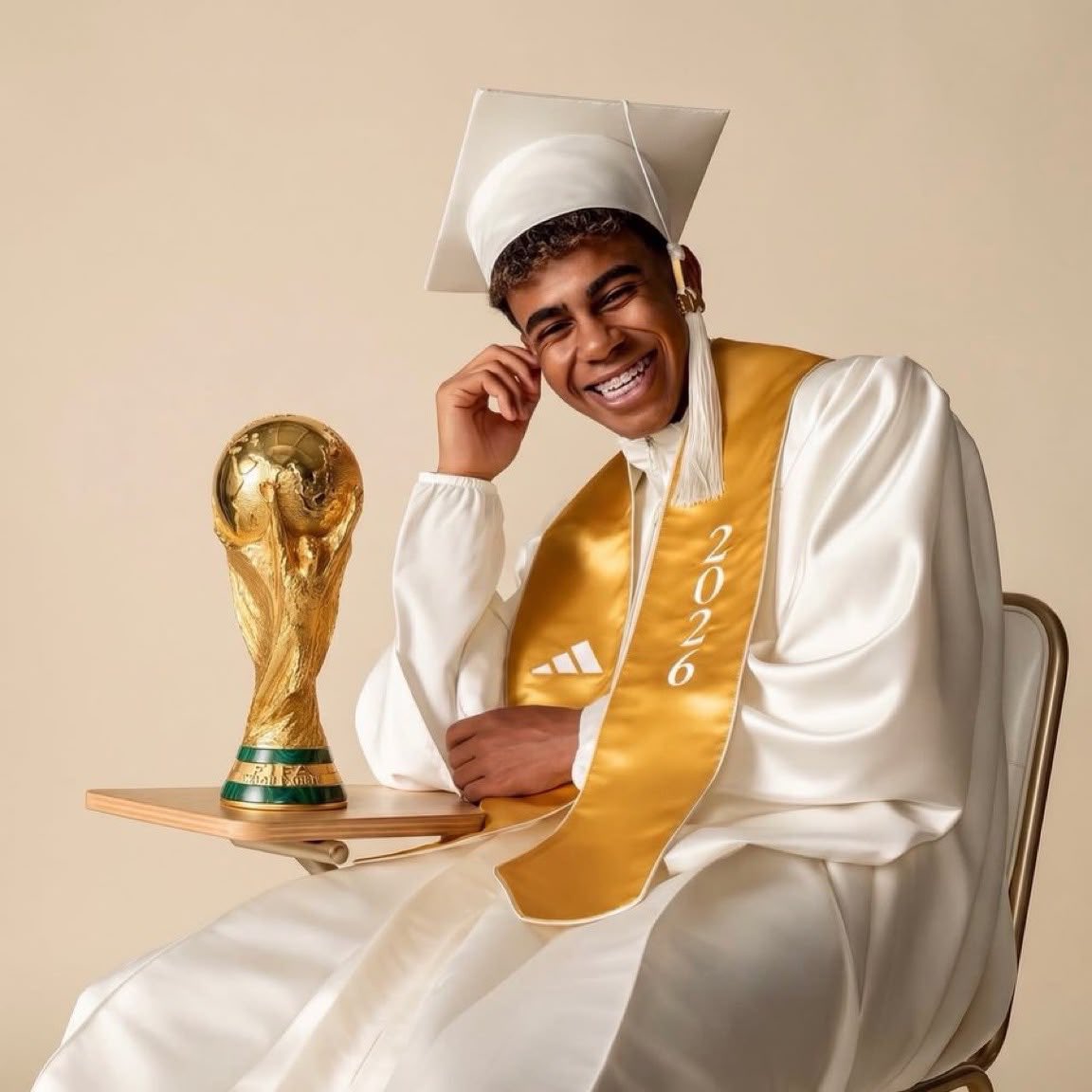1SMi_'s tweet photo. مُنير نصراوي (والد لامين):

لا كلمات.. فاز واستحق أن يكون بطلًا للعالم 🏆😍

@forcabarca_ar https://t.co/wK0wIrIqBg