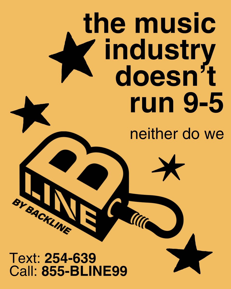 SBKgives's tweet photo. Just months after launch, @Backline_care's B-LINE is already showing how vital accessible mental health support is for the music industry.

SBK proudly supports programs like B-LINE, providing 24/7 support for music professionals and their families.
📞 855-BLINE99
💬 Text 254-639 https://t.co/23YHOnaXMg