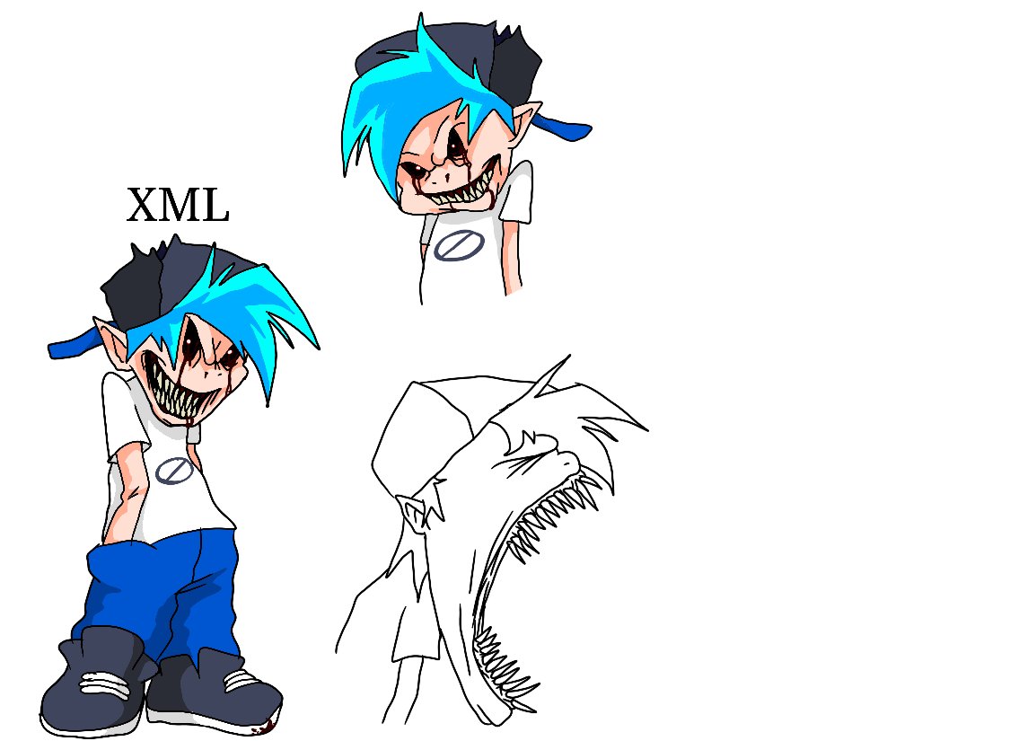 AnimorOffical's tweet photo. XML (X if he loved FNF,  maybe I'll add more)

#takeabreather #fridaynightfunkin #execommunity https://t.co/QXtuZkurTG