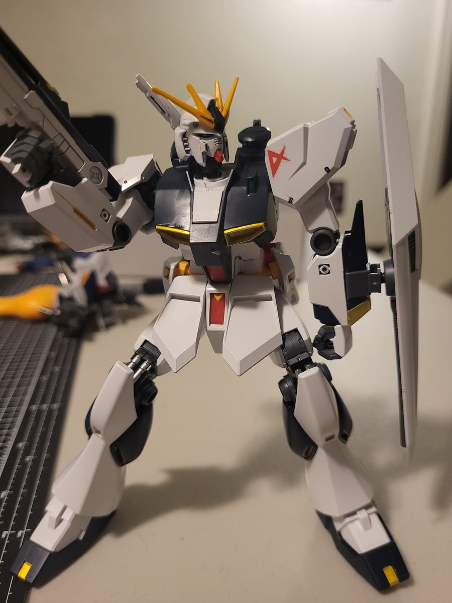 Eionura_VT's tweet photo. Entry Grade Nu Gundam fully panel lined and some color correction. @Mechagaikotsu ive learned a lot since the last time I tried to panel lined (that being the RG Wing Gundam with sharpie oof)
#gunpla #nugundam #gundamgirl #transmtf #lesbian #LesbiansBuildGundams
Teehee https://t.co/HJhLSUmcTd