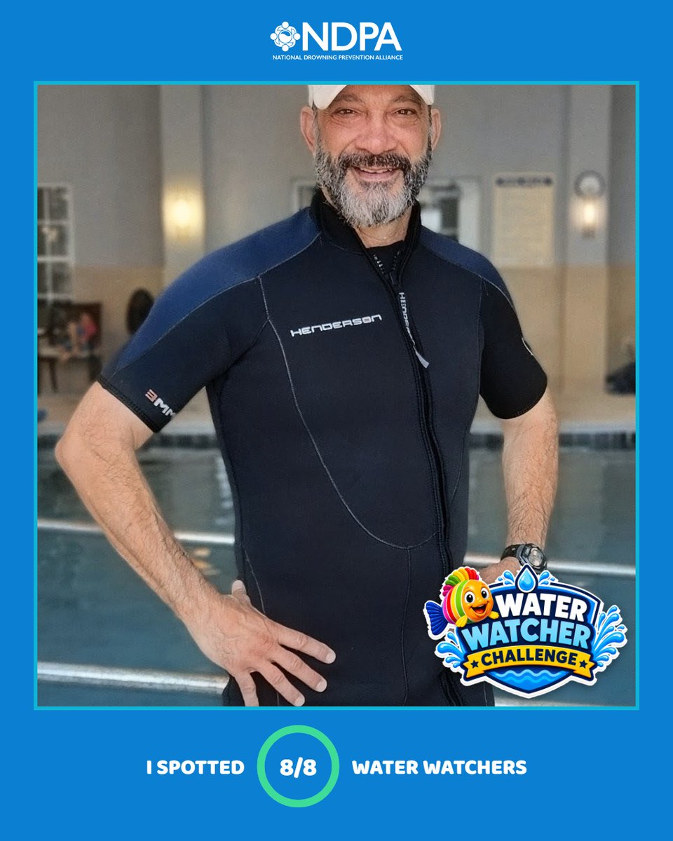 SwimLessonsU's tweet photo. 💙 One attentive adult can save a life.

Take the #WaterWatcher Challenge and learn how focused supervision helps prevent drowning.

🌊 Ready to make a difference?
https://t.co/L56cvDf7kk

Thanks to @DrownAlliance for leading the way in water safety! #SwimLessonsUniversity #WaterSafety #DrowningPrevention

Please retweet to help spread this lifesaving message!