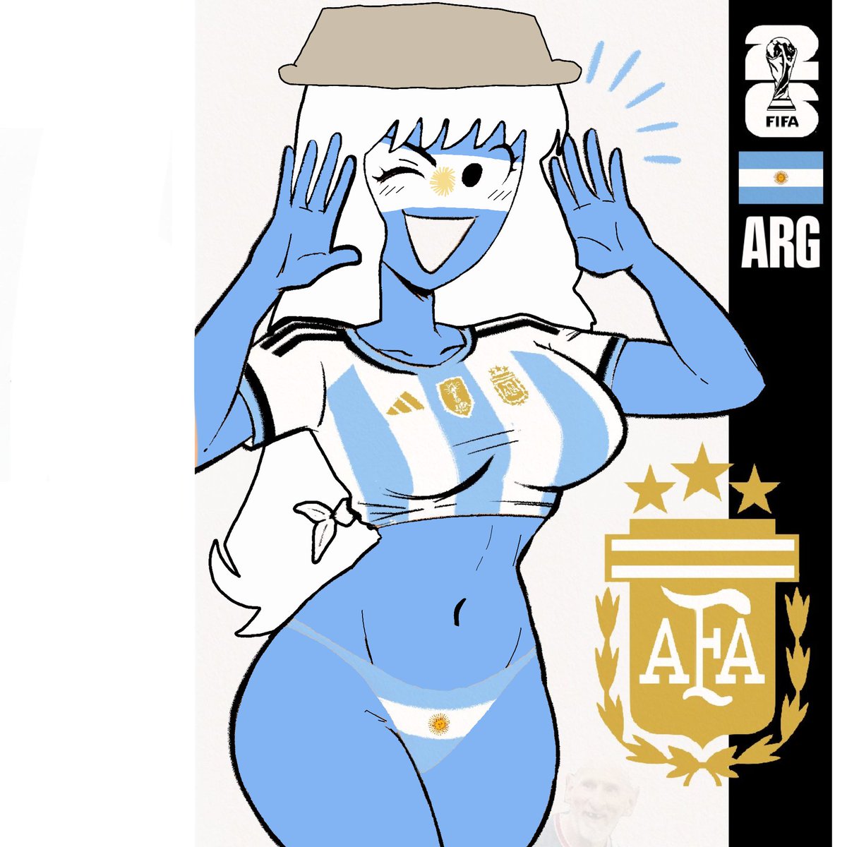 Mrcheese547's tweet photo. If @ATOMIKSAICO world cup girls are countryhuman #sexy #nsfw #countryhuman part 5 
Argentina, Belgium, paraguay https://t.co/5evtlLvtLW