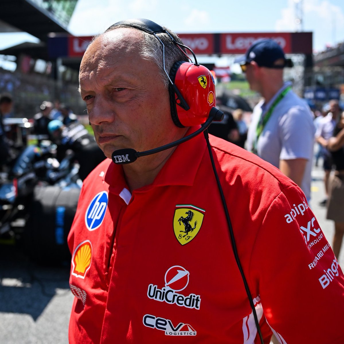 GazzettaFerrari's tweet photo. 🚨 | Fred Vasseur: “Hamilton at risk of a penalty? Yes, we told him too late and there was nothing he could do because he was already in the middle of the corner."

"There was a yellow flag, but he didn’t receive the signal.”

“If the penalty comes, our strategy won’t change because Leclerc will move up one position anyway.”