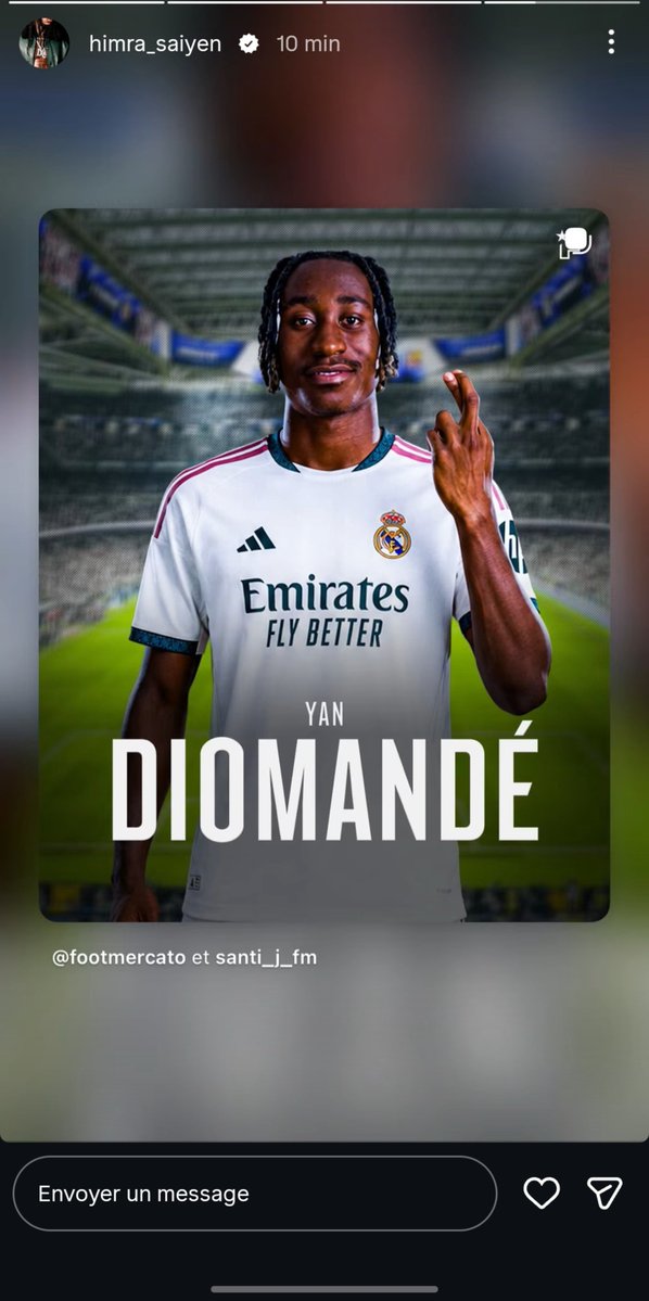 salif09's tweet photo. Yann diomandé peut être considéré comme un joueur du réal le problème Élie en personne vient de confirmer ça 🥳🥳 https://t.co/zAsRM5sZZR