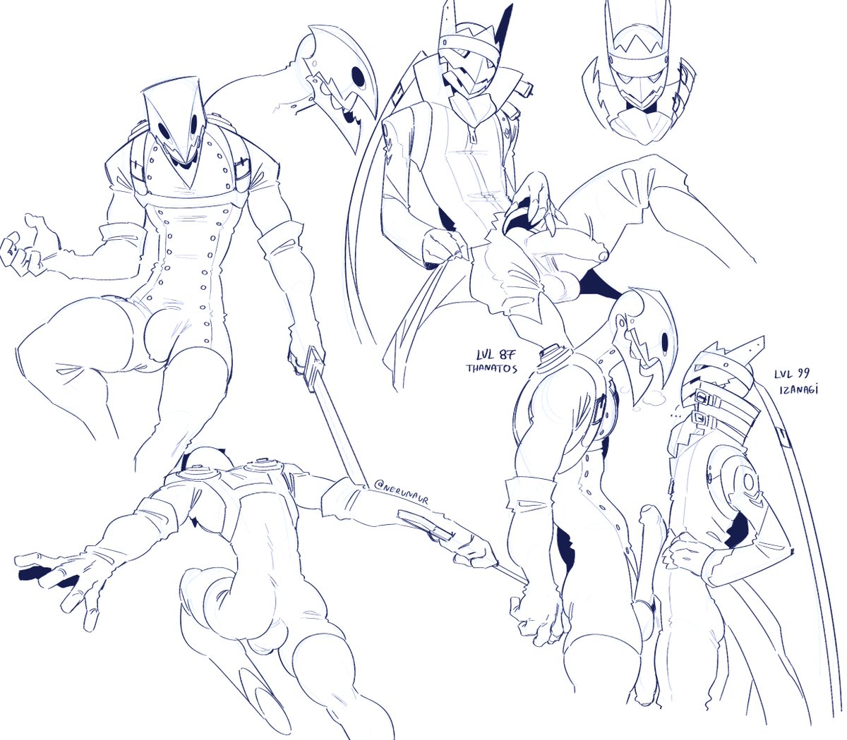 nerunaur's tweet photo. (Persona 3/4) crushing on the characters? nah. been crushing on some of their personas since forever though https://t.co/0P5zRMxHSI