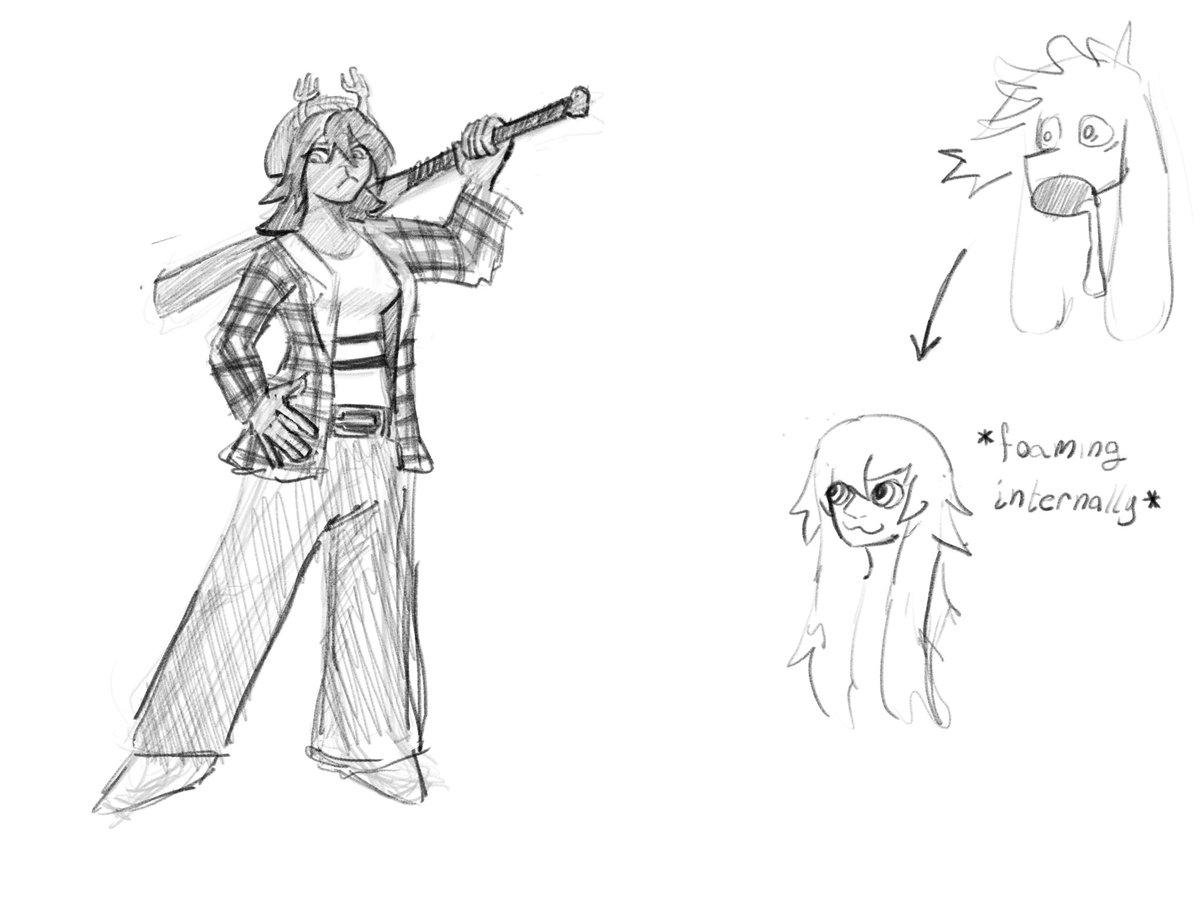 kilobarq's tweet photo. this was the uncropped version, with humanised asriel for a friend’s tomodachi world

#dessriel #asriel #dess #deltarune https://t.co/67IbvRg640