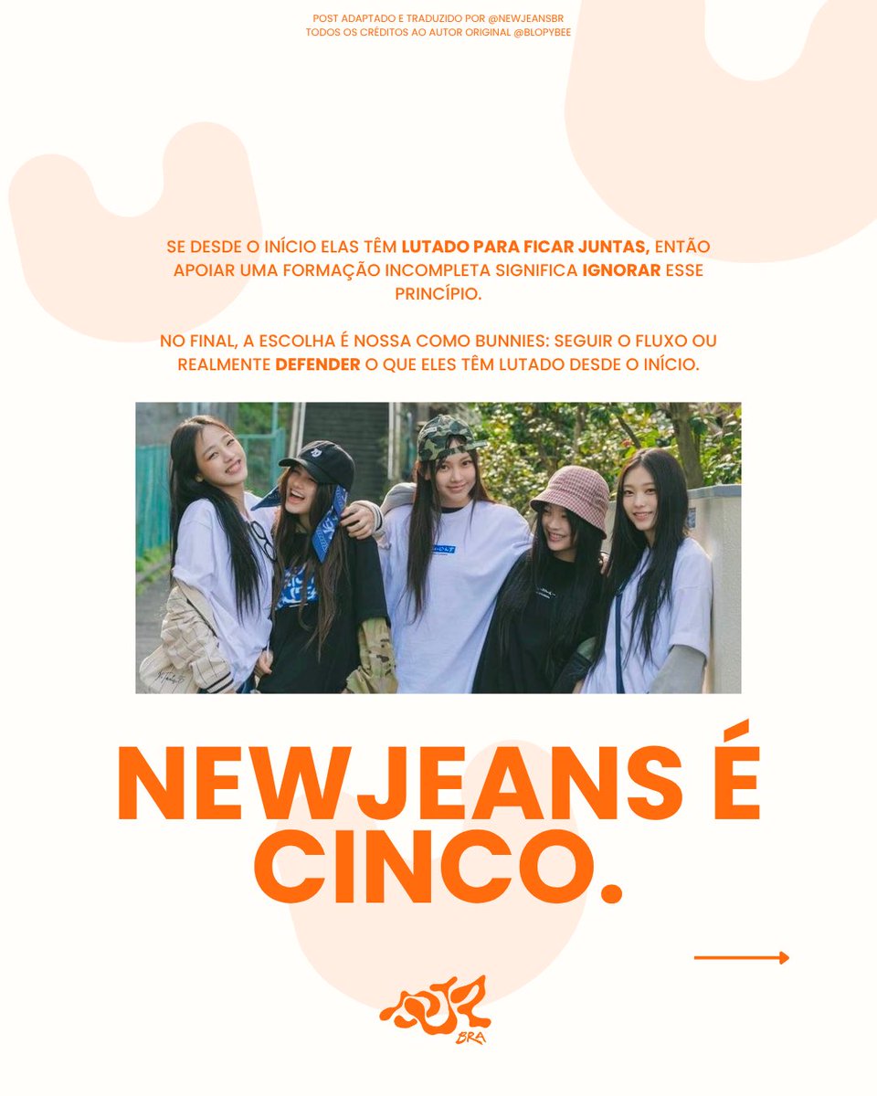 NEWJEANSBR's tweet photo. Boicotar significa apoiar o que sempre foi vontade de todas as cinco meninas: não continuar em um lugar que não se sentem bem.

#All_doors_are_closed
#Always_With_Danielle
#We_stand_with_NewJeans https://t.co/5mCBhtguhD